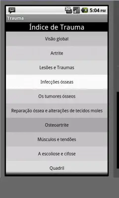 Trauma android App screenshot 0